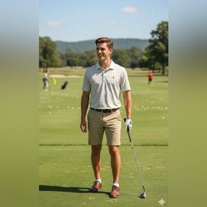 Men's Striped Polo Shirt - White #sportcore #mensactive #casualfit